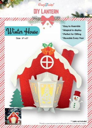 CrafTreat -DIY Paper Lanterns - Winter House