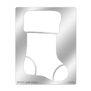 Dreamweaver - Embossing Template - Christmas Stocking