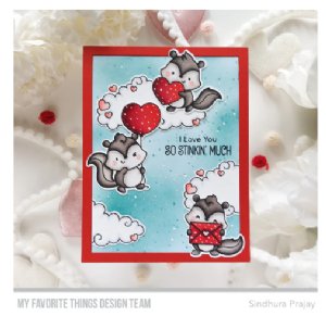 My Favorite Things - Clear Stamp - Scent-sational Skunks
