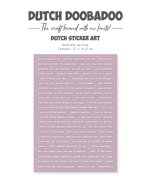 Dutch Doobadoo - Stickers - Woodland Springs