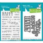 Lawn Fawn - Clear Stamps & Die - Happy Happy Happy