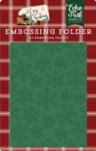 Echo Park - Embossing Folder - Let It Snow