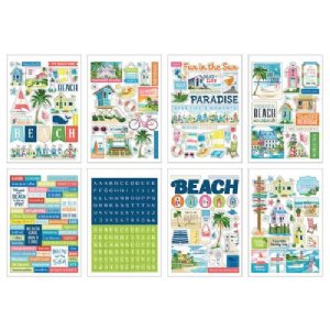 Carta Bella - Sticker Book - Beach Town