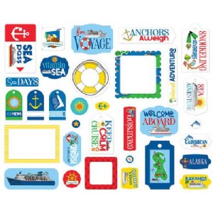 Carta Bella  - Frames & Tags - Bon Vogage