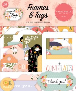 Carta Bella  - Frames & Tags - Flora No. 5