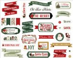 Echo Park - Titles & Phrases - A Vintage Christmas