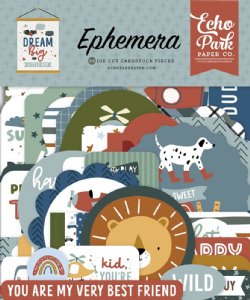 Echo Park - Ephemera -  Dream Big Little Boy