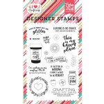 Echo Park - Clear Stamps - Just Add Glitter
