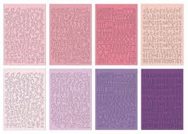 Echo Park - Sticker Book - Pink Alpha 
