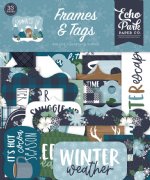 Echo Park - Embellishments - Frames & Tags, Snowed In