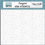 Echo Park - Stencil - Snowed In - Wintertime Sky