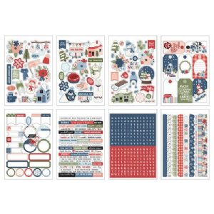 Echo Park - Sticker Book - Chilling With My Snowmies