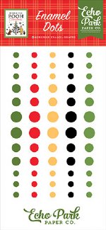 Echo Park - Enamel Dots - Winnie The Pooh Christmas