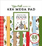 Echo Park - 6X6 Mega Paper Pad - Winnie The Pooh Christmas