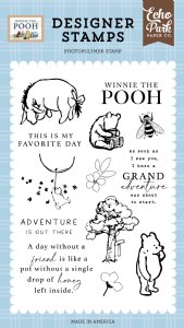 Echo Park - Clear Stamps - Winnie The Pooh 