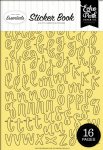 Echo Park - Sticker Book - Yellow Alpha 