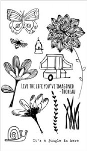 Flora and Fauna - Clear Stamp - Pop-Up Camper