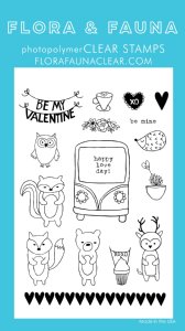 Flora and Fauna - Clear Stamp - Critter Valentine