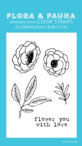 Flora and Fauna - Clear Stamp - Mini Flower With Love