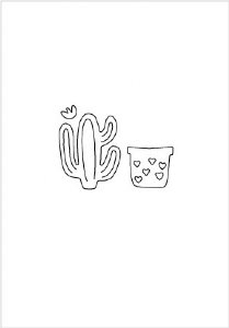 Flora and Fauna - Dies - Cactus With Pot