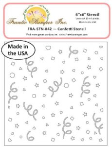 Frantic Stamper - Stencils - Confetti