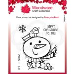 Woodware - Clear Stamps - Little Snowman