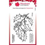 Woodware - Clear Stamps - Holly Spray