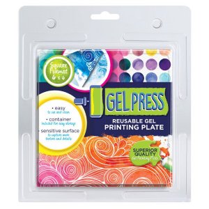 Gel Press - Reusable Gel Printing Plate -  6x6"