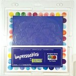 Gel Press - Reusable Gel Printing Plate -  Impressables Rose mandala