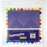 Gel Press - Reusable Gel Printing Plate -  Impressables Squares in squares