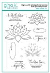 GIna K - Clear Stamp - Lovely Lotus