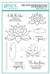 GIna K - Clear Stamp - Lovely Lotus