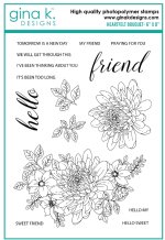 GIna K - Clear Stamp - Heartfelt Bouquet