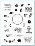 Gina K Designs - Clear Stamp - Autumn Wreath Builder