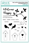 Gina K - Clear Stamps - Welcome Home