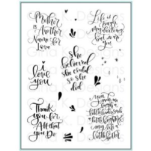 Gina K Designs - Clear Stamp - Lettered and Lovely