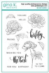 Gina K - Clear Stamps - The Best Flowers