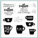 Gina K - Clear Stamp - Coffee Therapy