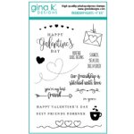 Gina K - Clear Stamp - Friendship Hearts