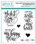 Gina K - Clear Stamps - Hearty Greetings