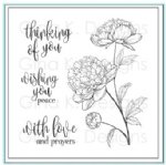 Gina K Designs - Clear Stamp - Peaceful Floral