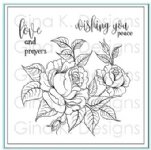 Gina K - Clear Stamp - Peaceful Roses