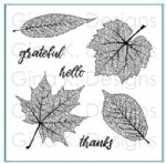 Gina K Designs - Clear Stamp - Skeleton Leaves