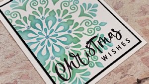 Gina K Designs - Stencil - Snowflake Mandala
