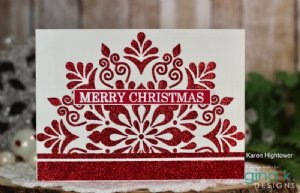 Gina K Designs - Stencil - Snowflake Mandala