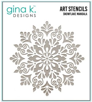 Gina K Designs - Stencil - Snowflake Mandala