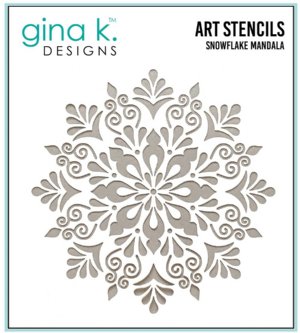 Gina K Designs - Stencil - Snowflake Mandala