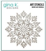 Gina K Designs - Stencil - Snowflake Mandala