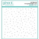 Gina K - Stencil - Snowfall