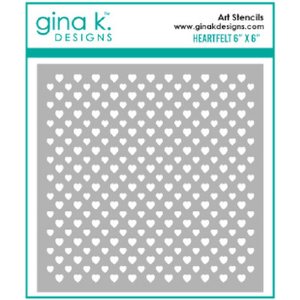 Gina K - Stencil - Heartfelt